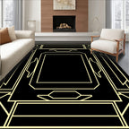 Art Deco Lines Geometric Design Rug