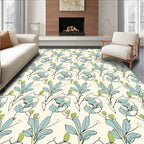 Delicate Floral Vine Pattern Design Rug