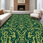 Vintage Floral Swirl Pattern Rug