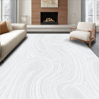 Subtle Swirl Wood Grain Pattern Rug