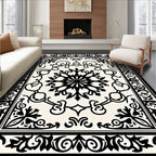 Classic Swirl Mandala Ornate Decoration Rug