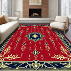 Intricate Diamond Floral Art Rug