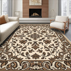 Classic Floral Scrollwork Pattern Rug