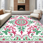 Vintage Floral Swirl Pattern Rug