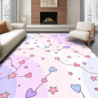 Sweet Heart Star Constellation Design Rug