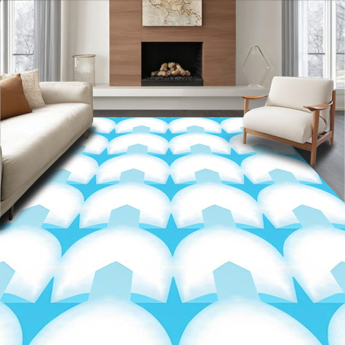 Abstract Sunburst Pattern Rug