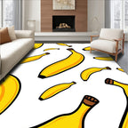 Pop Art Yellow Banana Pattern Rug