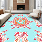 Vibrant Mandala Patterned Rug