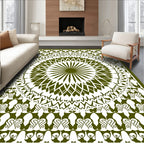 Intricate Radial Pattern Design Rug