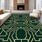 Geometric Deco Pattern Lines Rug