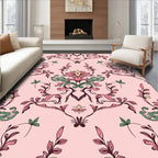 Elegant Floral Vine Pattern Rug