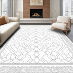 Bold Abstract Geometric Pattern Rug