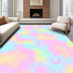 Pastel Cloud Abstract Strokes Rug