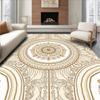 Ornate Mandala Medallion Pattern Rug