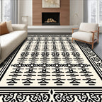 Bold Tribal Geometric Design Rug