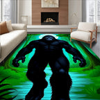Mighty Ape Walking Through Forest Rug