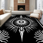Celestial Sunburst Radiant Design Rug