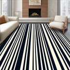 Bold Vertical Stripe Pattern Rug