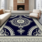 Classic Mandalas With Floral Accents Rug
