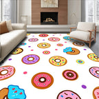 Doughnut Sprinkle Pattern Design Rug