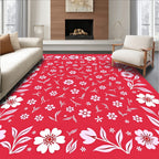 Floral Motif Branching Pattern Rug