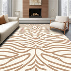 Abstract Wavy Stripe Pattern Rug