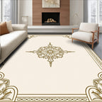 Grand Floral Ornate Frame Rug