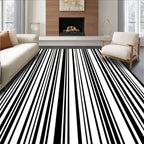Bold Vertical Stripes Pattern Design Rug
