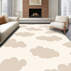 Neutral Cloud Pattern Design Rug