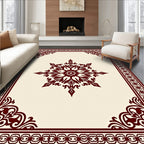Ornate Starburst Patterned Rug