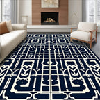 Intricate Graphic Pattern Design Rug