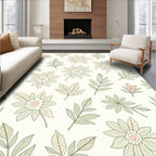 Botanical Floral Inspired Pattern Design Rug