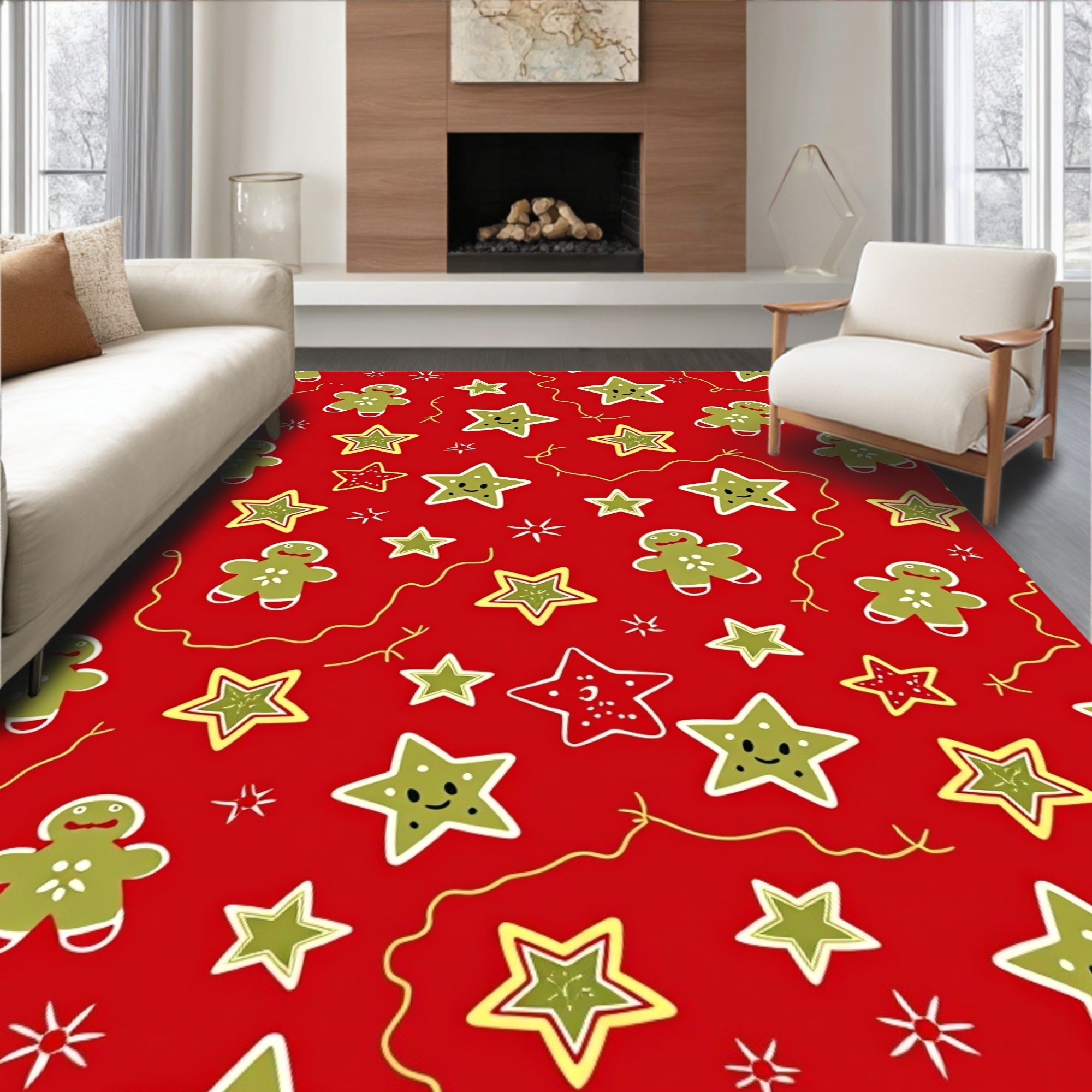 Red Star Ginger Man Delight Rug
