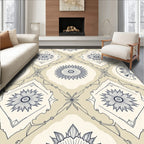 Vintage Floral Inlay Pattern Rug