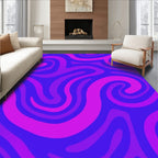 Abstract Swirl Pattern Rug