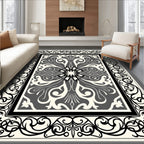Ornate Floral Mandala Design Rug