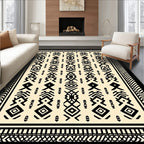 Bold Abstract Tribal Pattern Rug
