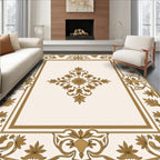 Ornate Floral Classic Border Rug