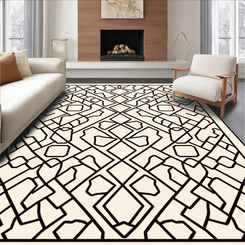 Abstract Geometric Pattern Design Rug