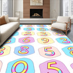 Playful Numbers Pattern Rug