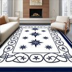 Nautical Star Rope Pattern Rug