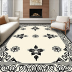 Classic Floral Scrollwork Borders Rug