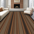Classic Vertical Stripe Pattern Design Rug