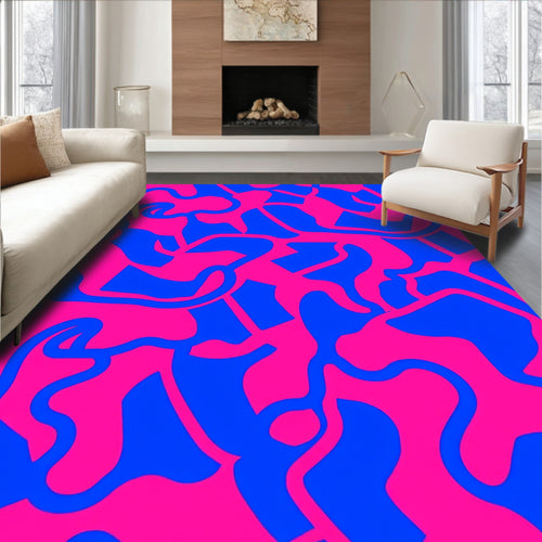 Abstract Line Art Design Rug