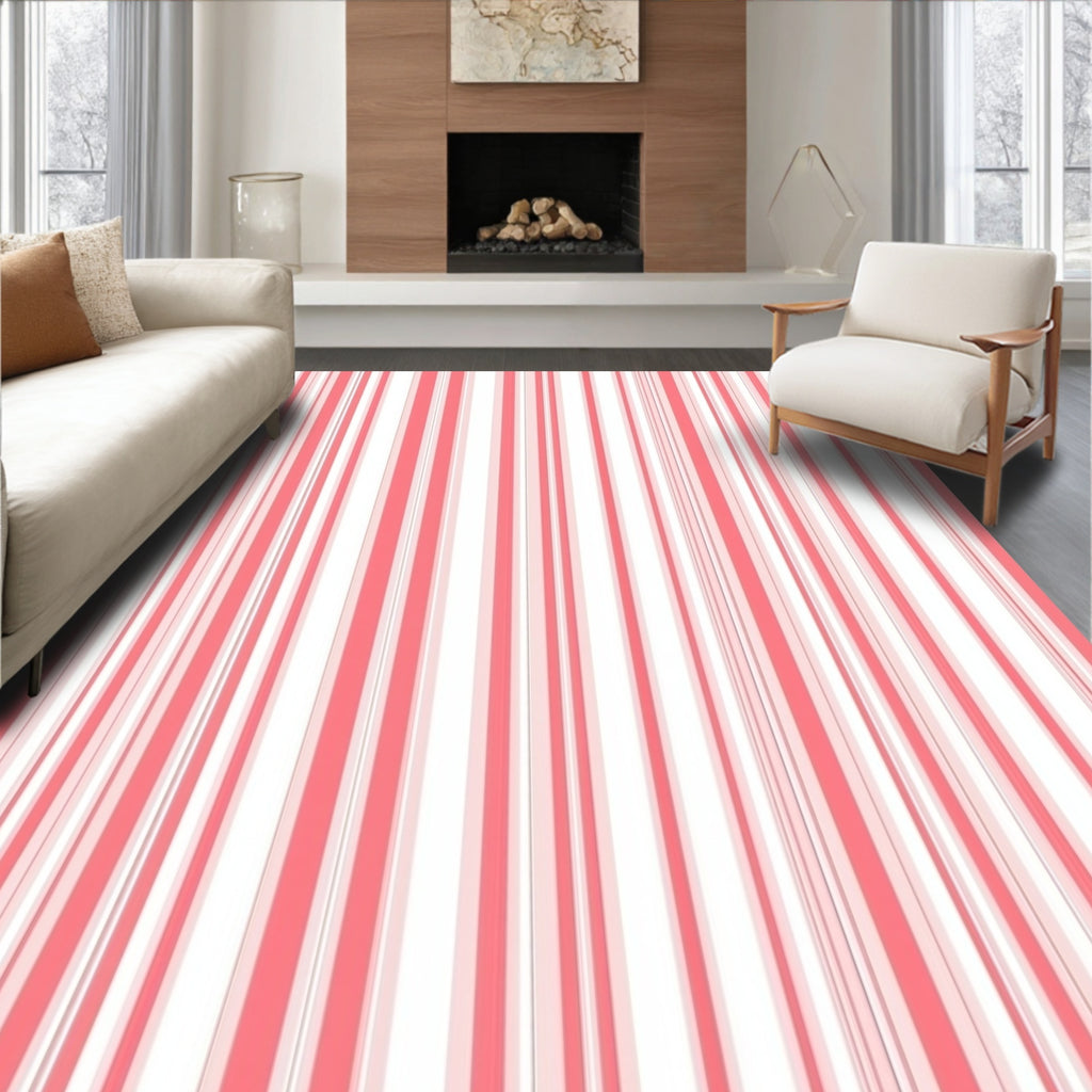 Vertical Striped Pattern Rug