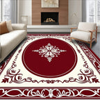 Classic Floral Centerpiece Design Rug