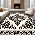 Intricate Swirls Central Motif Rug