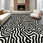 Organic Bold Line Abstract Pattern Rug