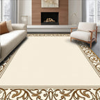 Art Nouveau Floral Scroll Design Rug