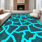 Bold Geometric Abstract Pattern Rug